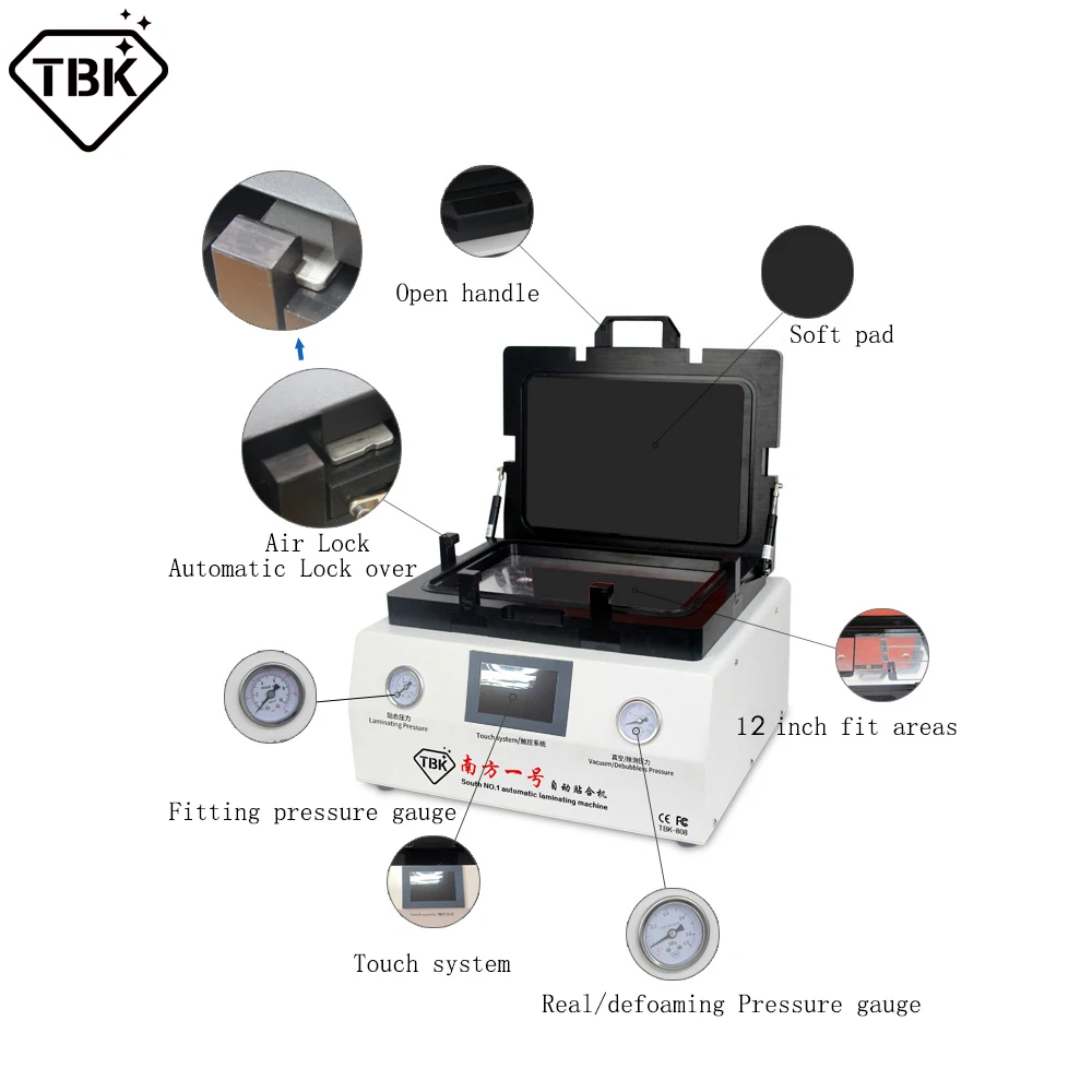Аппарат для ремонта ЖК-дисплея 13 дюймов плоский экран вакуумный аппарат
