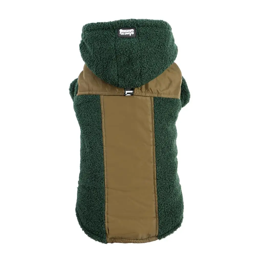 Зимняя одежда для собак маленьких жилет теплое ветрозащитное пальто из овечьей
