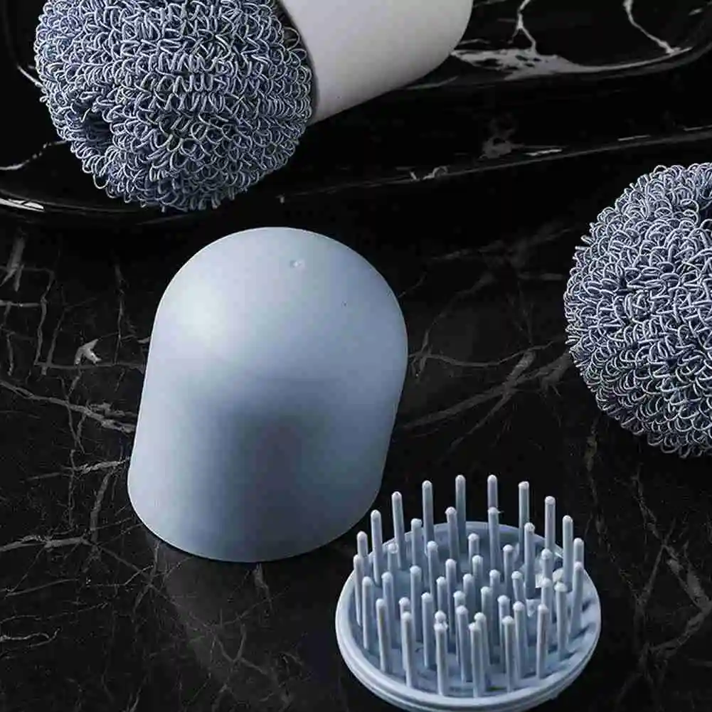 

1PC Household Pot Dishwashing Brushes Kitchen Bathroom Cleaning Brush Removable Cleaning Ball With Handle Home Cleaning Tools