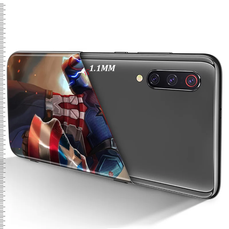 

Marvel Avengers Captain America Super Hero For Xiaomi Mi 11 11i 10T Note 10 9T 9 SE 8 Lite Pro Ultra 5G TPU Silicone Phone Case