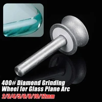 new 3 12mm diamond grinding wheel grinding wheel for glass airplane straight edge chamfer 6mm shank diamond grinding wheel