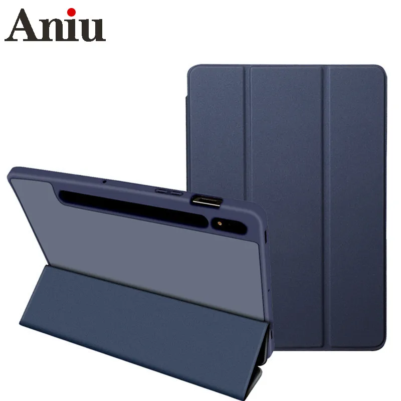 

Suitable for tab S7 Samsung flat protective case 24-hour delivery s7plus Samsung leather case flip Fe computer case
