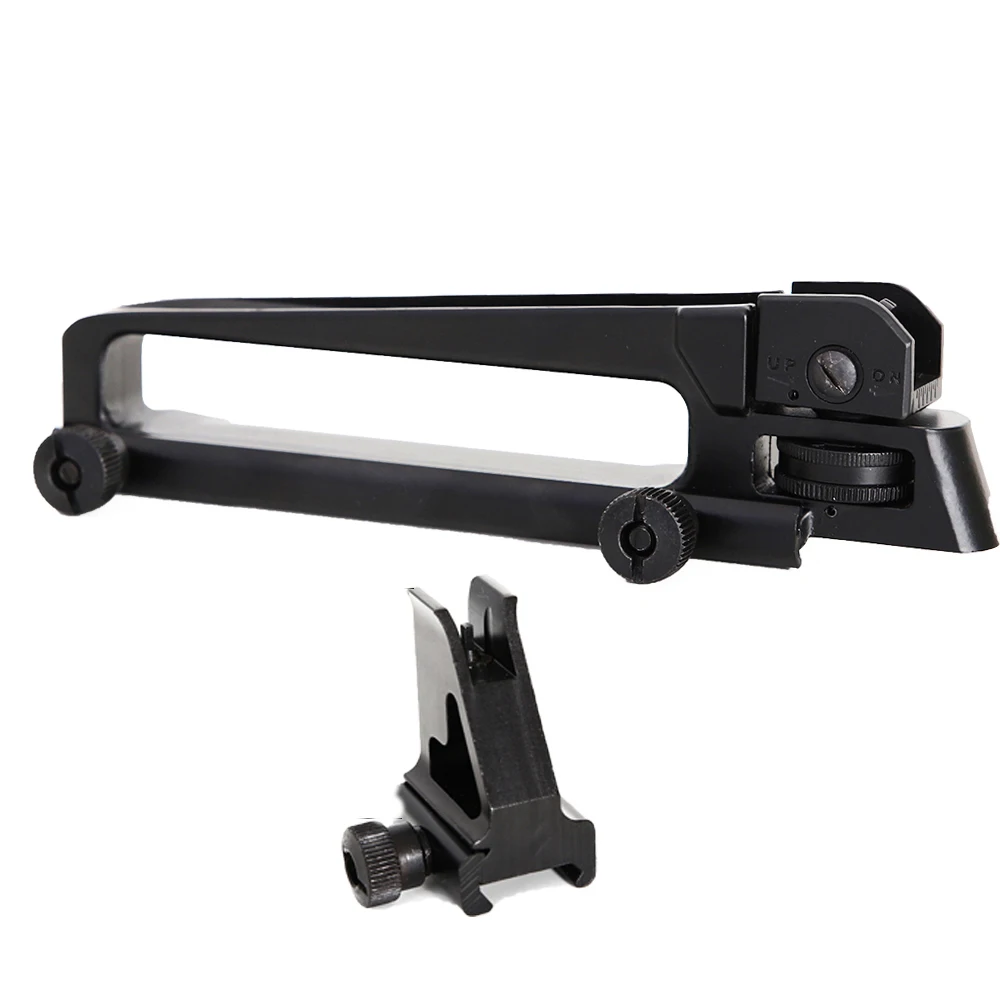 

Охотничья винтовка M4 M16 AR-15 AR15, крепление для прицела заднего вида, регулируемая совместимая съемная ручка для переноски