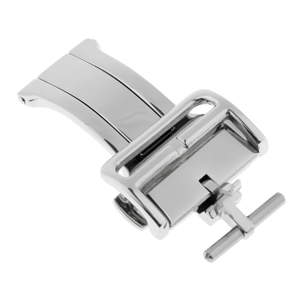 18/20 мм раскладная застежка-Пряжка для часов с двумя кнопками |