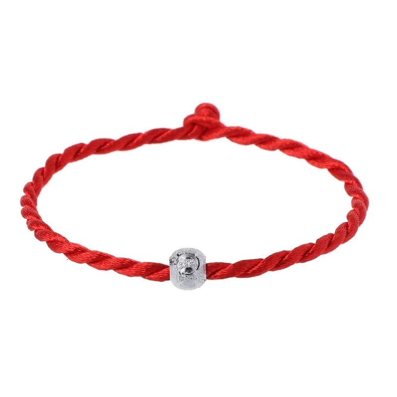 

Kabbalah Red Rope String Bracelets Lucky Bead Tibetan Buddhist Jewelry R2LE