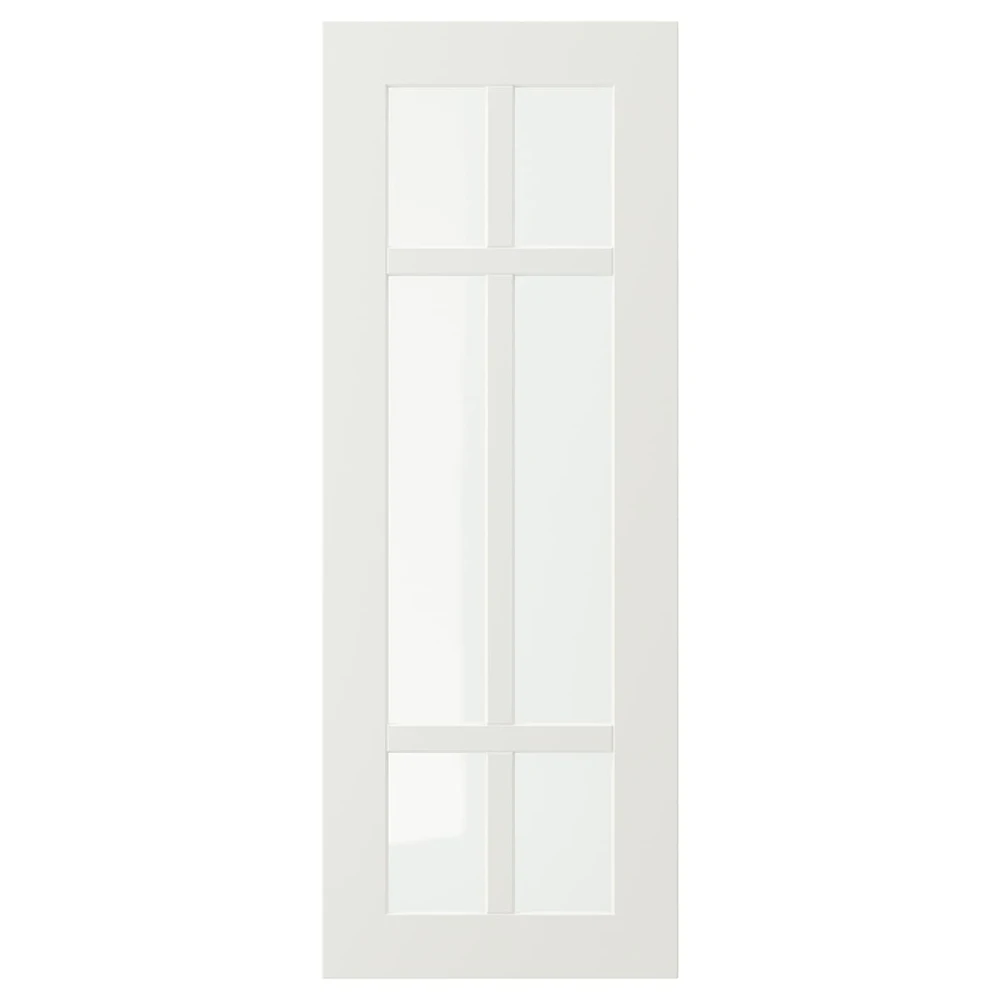Стеклянная дверь Товары Шведского Качества СТЕНСУНД, белый, 30x80 см