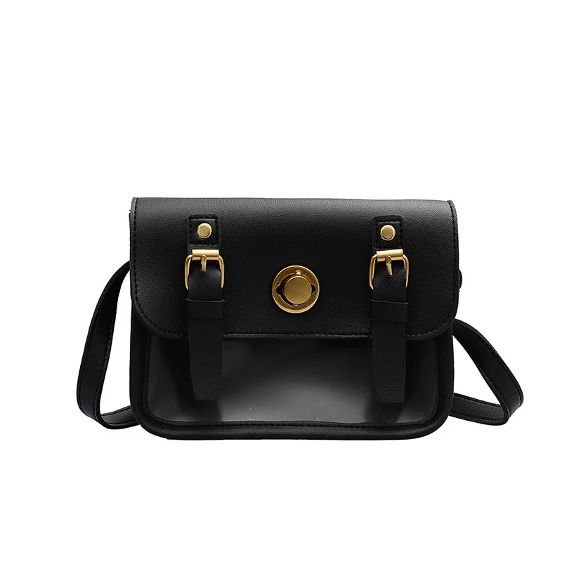 

Transparent small bag new tide net red fashion messenger bag ins girl shoulder messenger bag