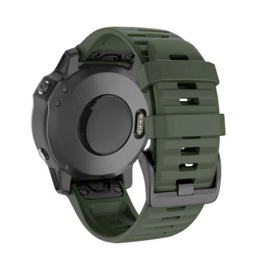 20 22 мм 26 легкий быстрый релиз умный Браслет силиконовый ремешок для Garmin Fenix 6X 6 6S Pro