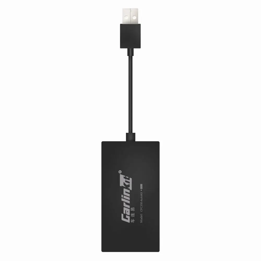 Черный Беспроводная смарт-ссылка для bluetooth Apple IOS CarPlay Dongle автомобильный Android Navigatie Carlinkit Speler Mini USB Carplay Stok Auto - Название цвета: Черный