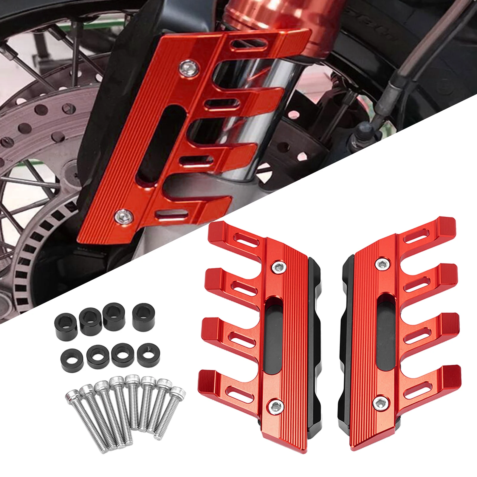 

1 пара, переднее крыло, ползунок, защита, брызговик, крышка, декоративная отделка, подходит для Kawasaki Z750 Z800 Z1000