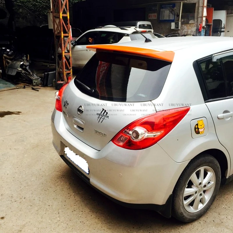 Спойлер для Nissan TIIDA высококачественный задний спойлер из АБС пластика 2007