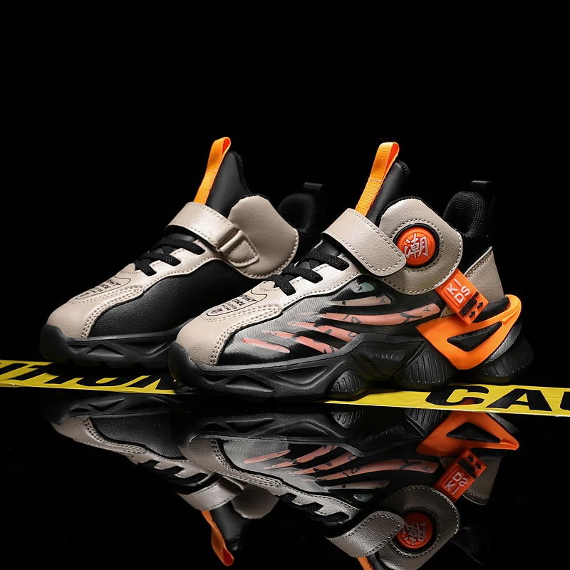 

Детская спортивная обувь для мальчиков кроссовки для бега повседневные кроссовки дышащая детская модная обувь осень 2021 легкая обувь на пла...