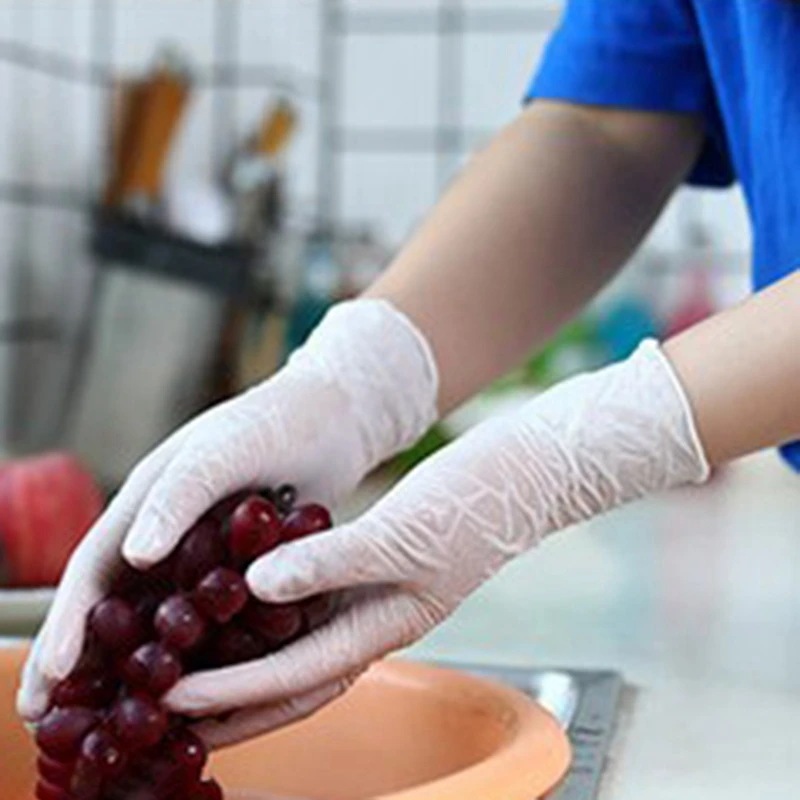 

10 шт., одноразовые нитриловые перчатки