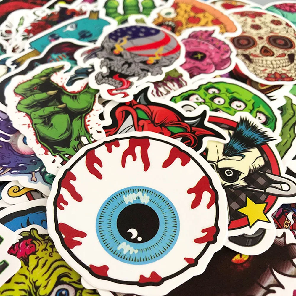 50 шт череп наклейки пародия у