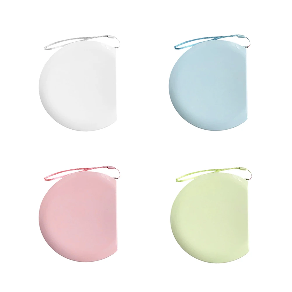 Переносная маска коробка для хранения с зеркалом полукруглый пыленепроницаемый