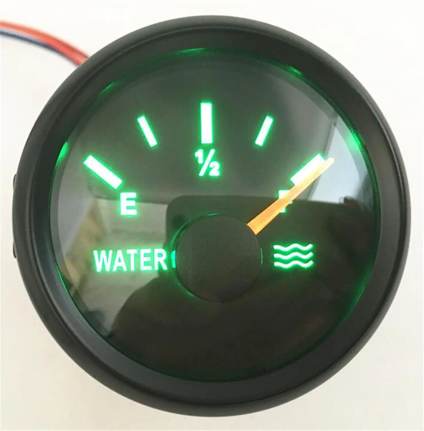 

1 шт. 0-190ohm черные датчики уровня воды 52 мм зеленая подсветка измеритель уровня воды 240-33ohm 9-32vdc для автомобиля лодки мотоцикла грузовика