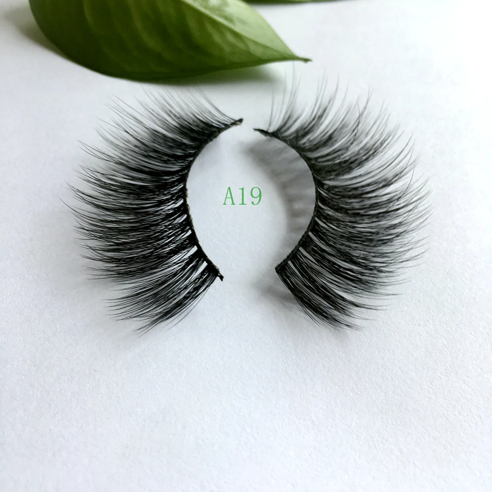 Ресницы из искусственной норки пушистые объемные ресницы 3D многослойный эффект