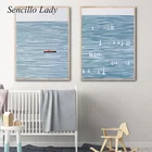 Настенная картина с абстрактным изображением морского океана