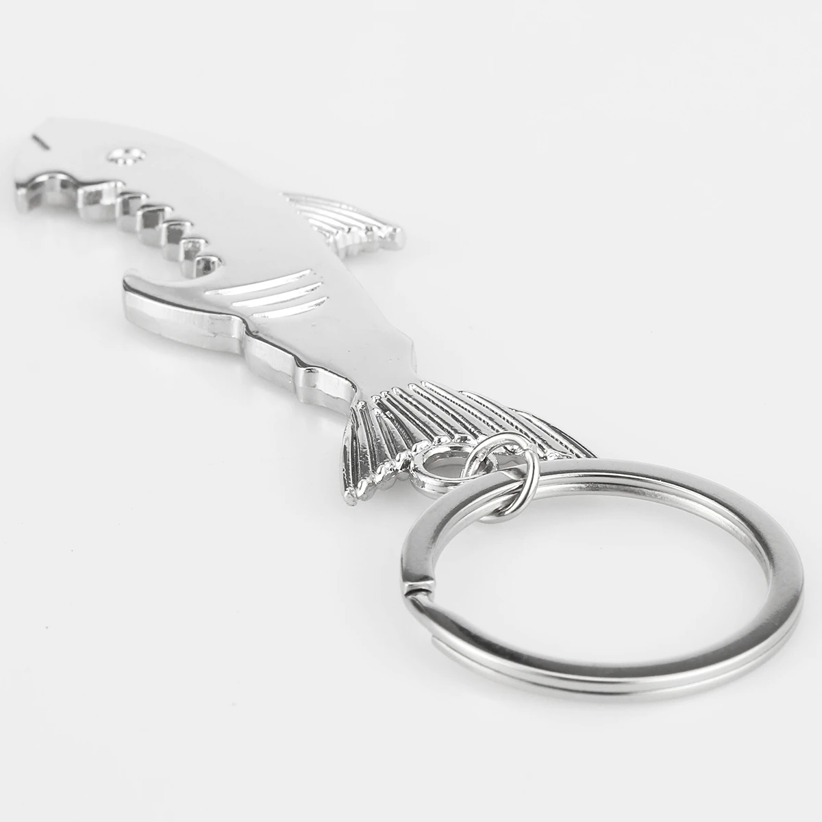 1 шт. креативный открывалка для бутылок из нержавеющей стали в форме акулы