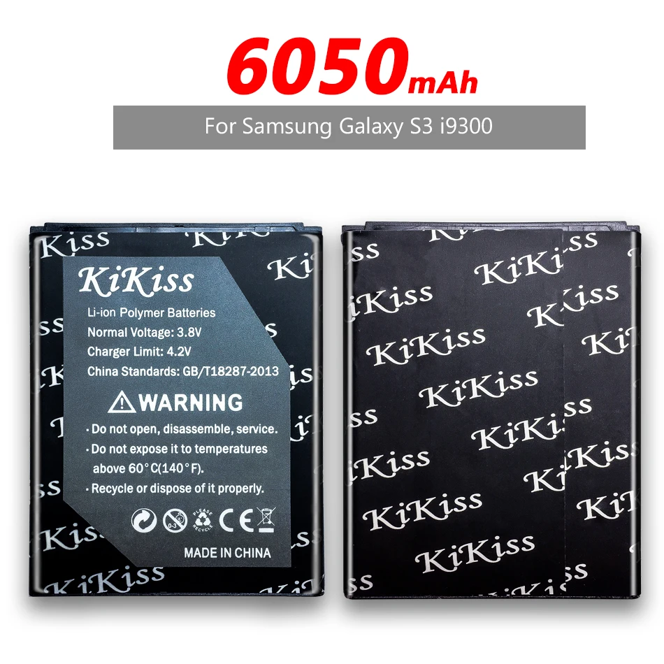 Аккумулятор 6050 мАч для телефона Samsung Galaxy S3 i9300 i9305 i747 i535 L710 T999 i879 i537 EB L1G6LLU + номер