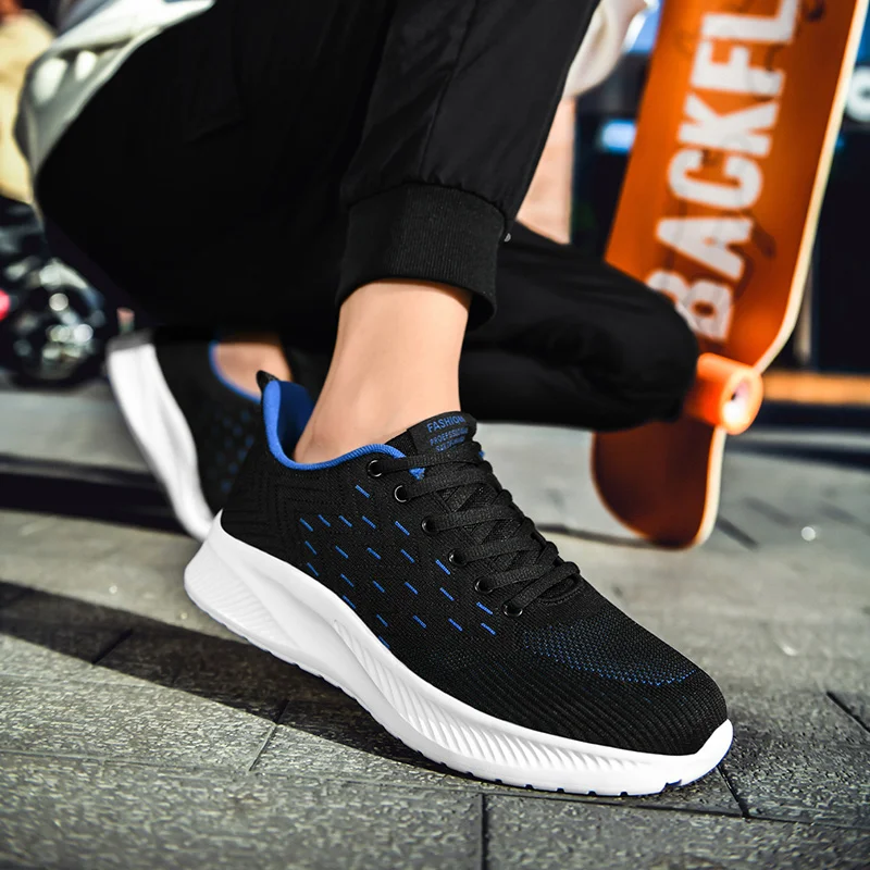 New 2021 Travel Men's Running Shoes 48 Casual Breathable Mesh Sneaker Men 47 Outdoor Jogging Big Size Fashion Men's Shoes 46