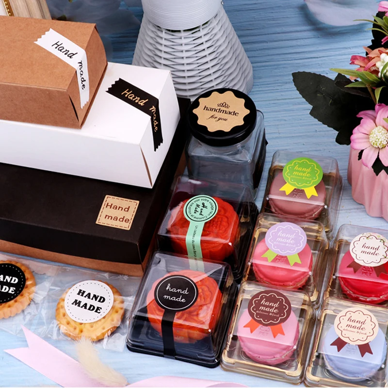 

Multi-Style HandMade Seal Sticker High Quality Student DIY Packing Gift Label Sticker for gift boxes,shop cupcake candy box tags
