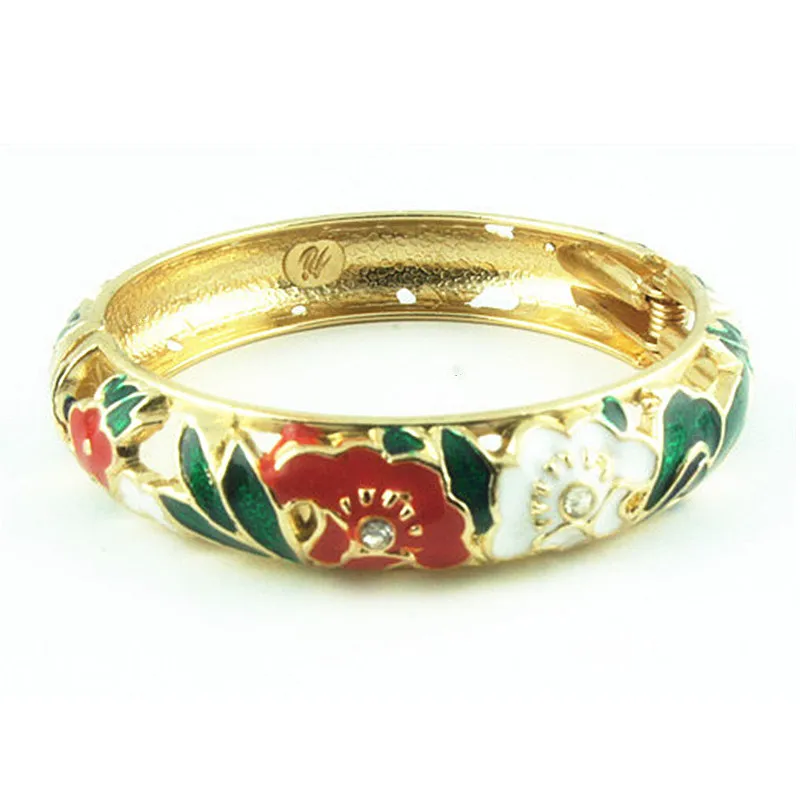 UJOY перегородчатый Браслет манжета красивый браслет модные ювелирные изделия