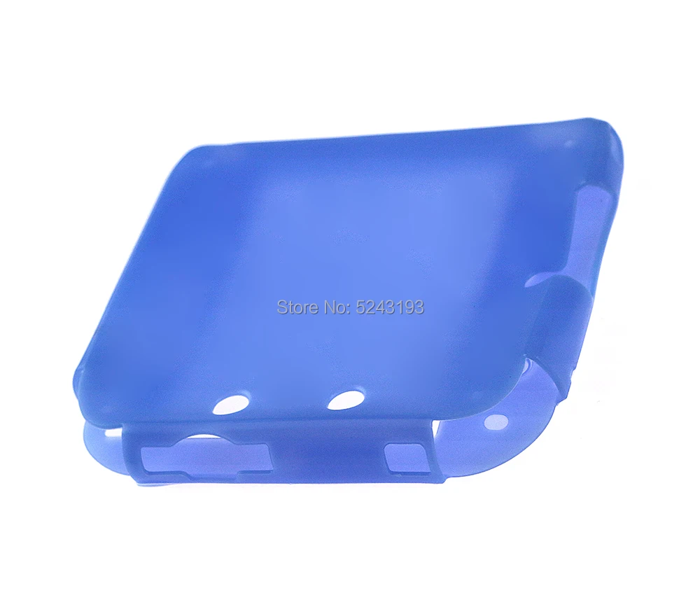 Мягкий удобный силиконовый чехол 2 шт. для 2DS 9 цветов резиновый гелевый Чехол с