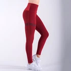 Леггинсы женские эластичные с принтом, спортивные штаны с эффектом пуш-ап для фитнеса и занятий йогой