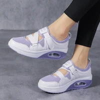 round toe sweat free ultralight walking shoes women shallow platform sneakers ladies breathable casual black vulcanized shoes