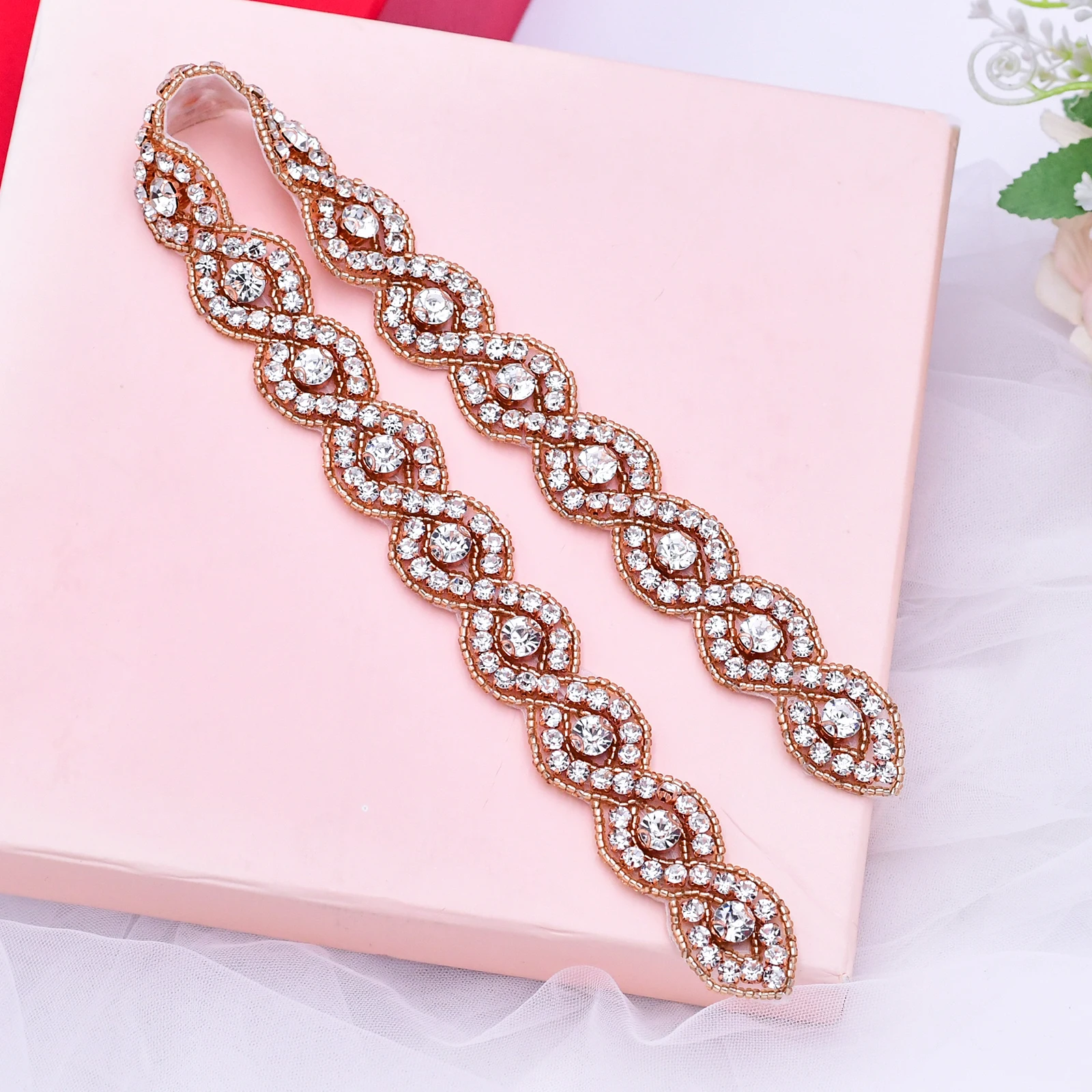 

Женский пояс с алмазной аппликацией, пояс с лентой, Женский нарядный пояс, свадебный пояс из розового золота