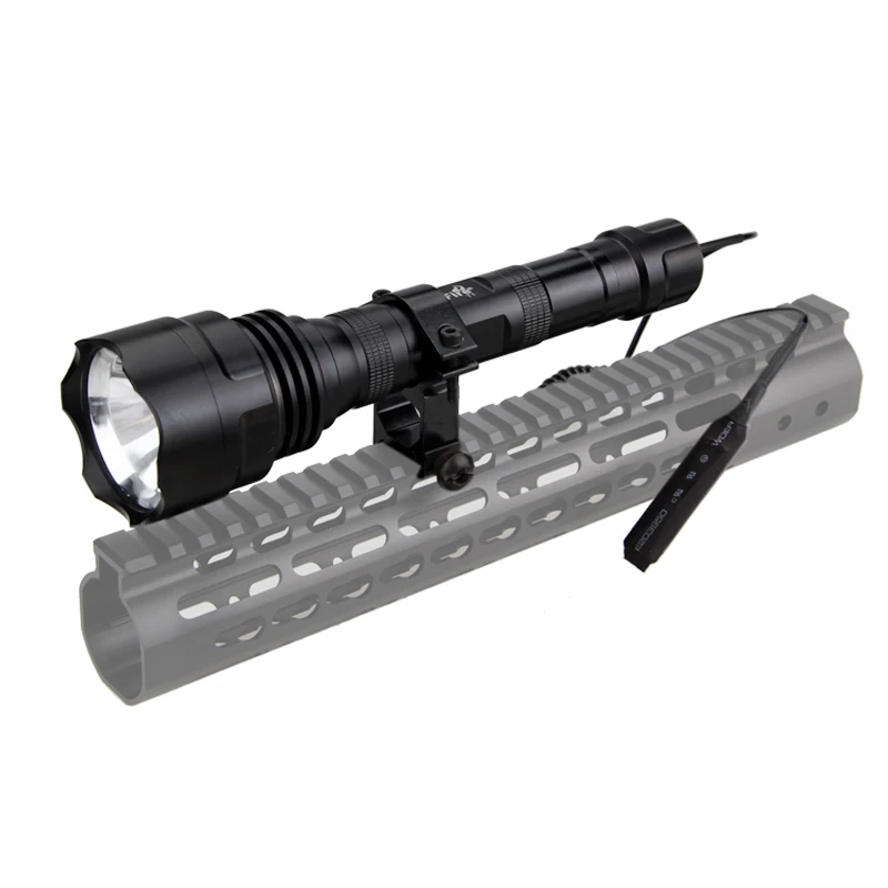 Trustfire 2500Lm XML T6 светодиодный тактический флэш-светильник фонарь светильник+ 2x4000 мАч батарея+ двойное зарядное устройство+ переключатель давления+ крепление