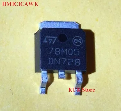 Оригинальный Новый 78M05 L78M05 L78M05CDT DPAK 50 шт./лот|Запасные части| |