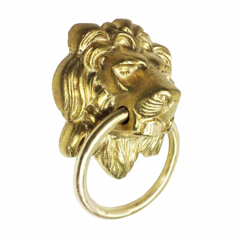 COTOM 1 шт. латунные дверные нокеры с головой льва ручки деревянные двери потяните