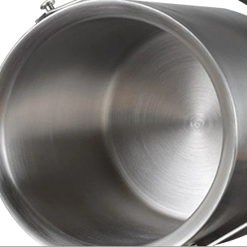 

Hot YO-3L 2 Tier Stainless Steel Insulation Ice Bucket with Lid Handle for Wine Champagne Bar Ktv