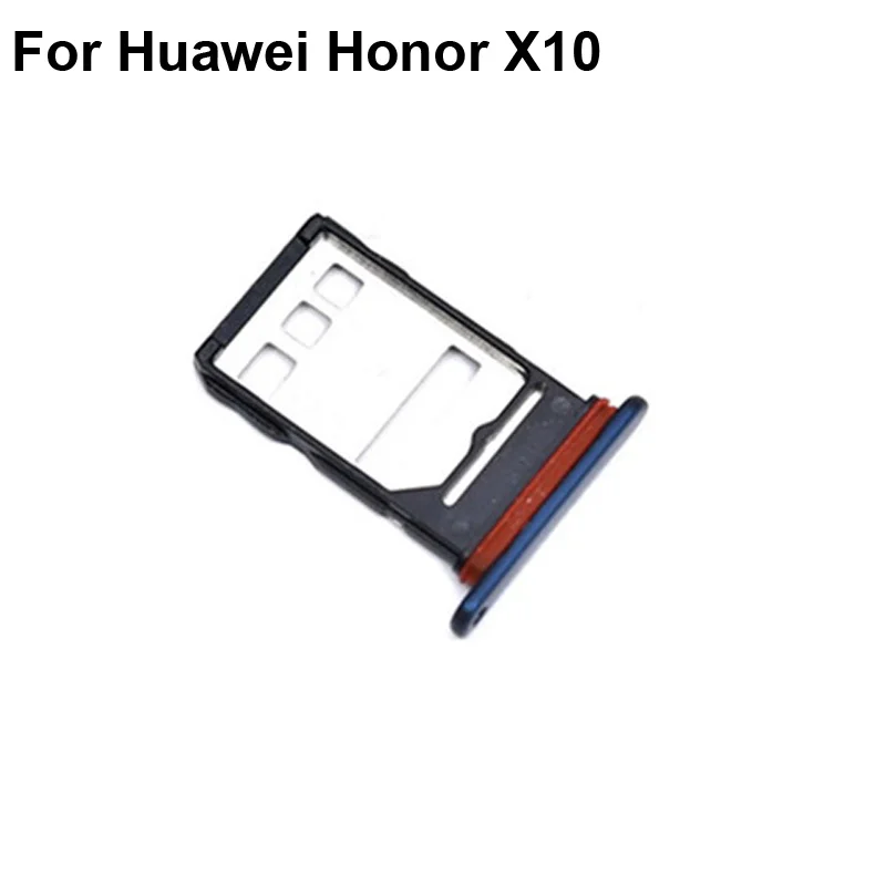 

2PCS For Huawei Honor X10 New Tested Good Sim Card Holder Tray Card Slot For Huawei Honor 10X 10 X Sim Card Holder Honor10X