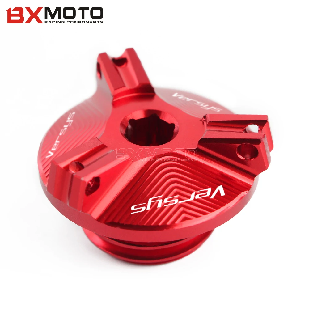 Логотип Versys CNC M20 * 2 5 Алюминиевый Масляный фильтр двигателя крышка колпачка для
