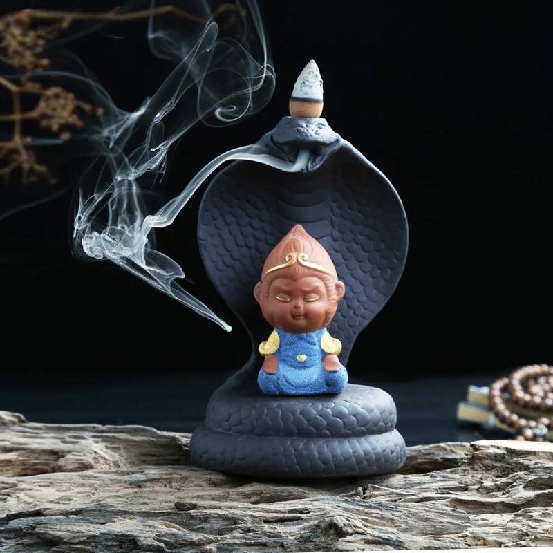 

Маленький держатель для курильницы Blackflow, статуя в арабском стиле, курильница, освежитель воздуха, Будда, Декор, Incensario, домашний декор