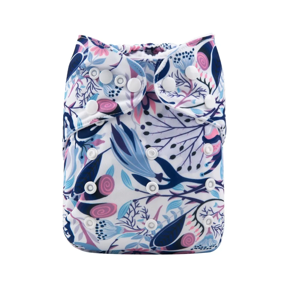 New Arrival! ALVABABY Baby Nappy Adjustable Baby Cloth Diaper With Microfiber Insert