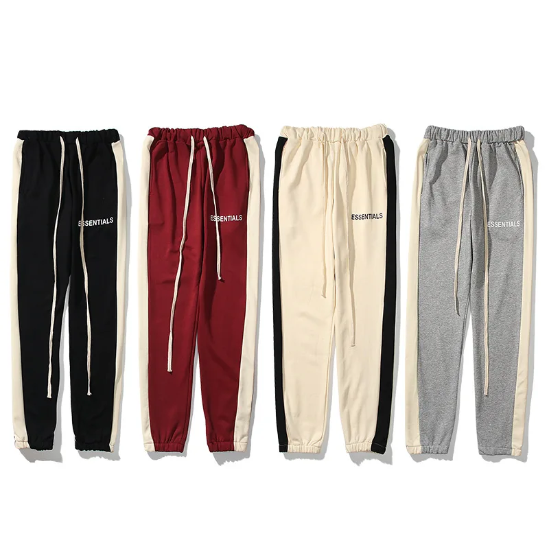 

2020 New Sweatpants Fog Essentials Kanye West Loose Ovesized Trousers Hip Hop Cotton Hoodie Black Pants Joggers Men Streetwear