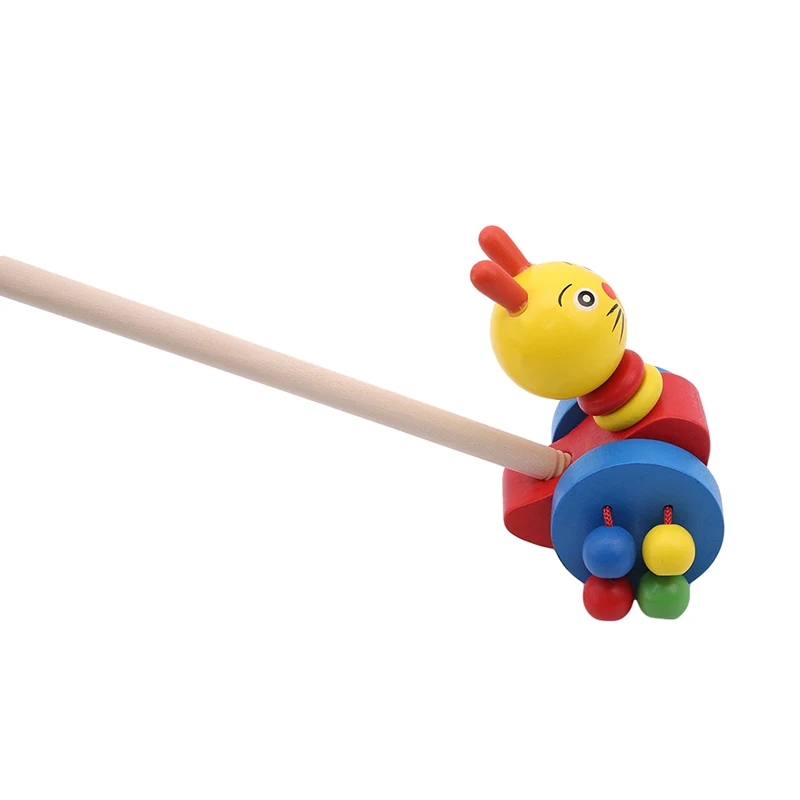 

Wooden Cute Cartoon Animals Car Toys For Children Baby Trolley Cart Wooden Pushing Popular Toy Kid High-quality Educational Toys