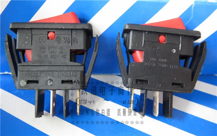 

Высоковольтный кулисный переключатель, 2 контакта, 2 передачи, 20A, 277VAC, 1HP, 125VAC, выключатель питания, 10 А, 400 В, 16(4), 100% в, T125