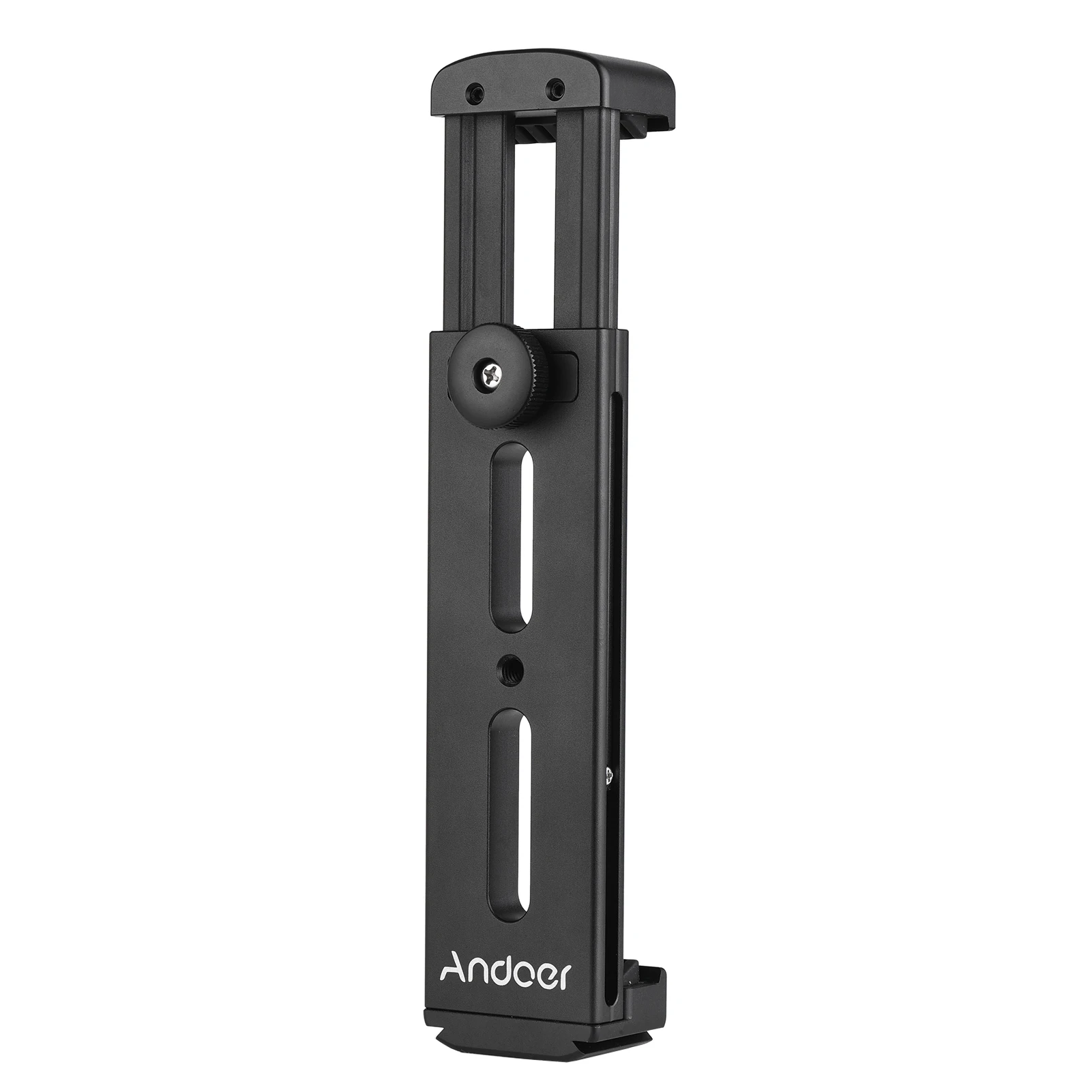 

Andoer Metal Tablet Clip Tablet Tripod Adapter Holder Clamp with Cold Shoe Mount 1/4 Inch Thread for iPad Tablet Clip