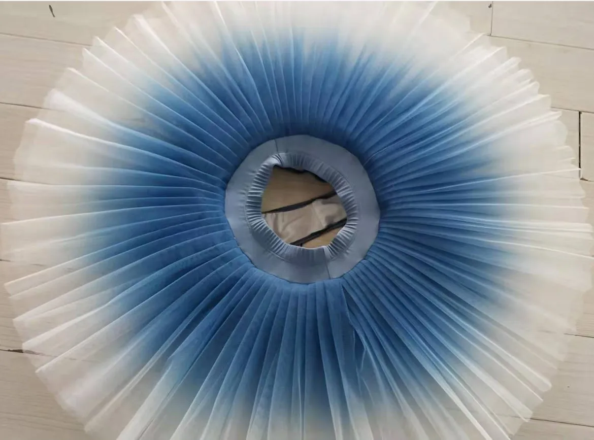 

Hot Sale High Quality Ballet Performance Wear Ombre Dyed Adult Girls Professional Pancake Tutu
