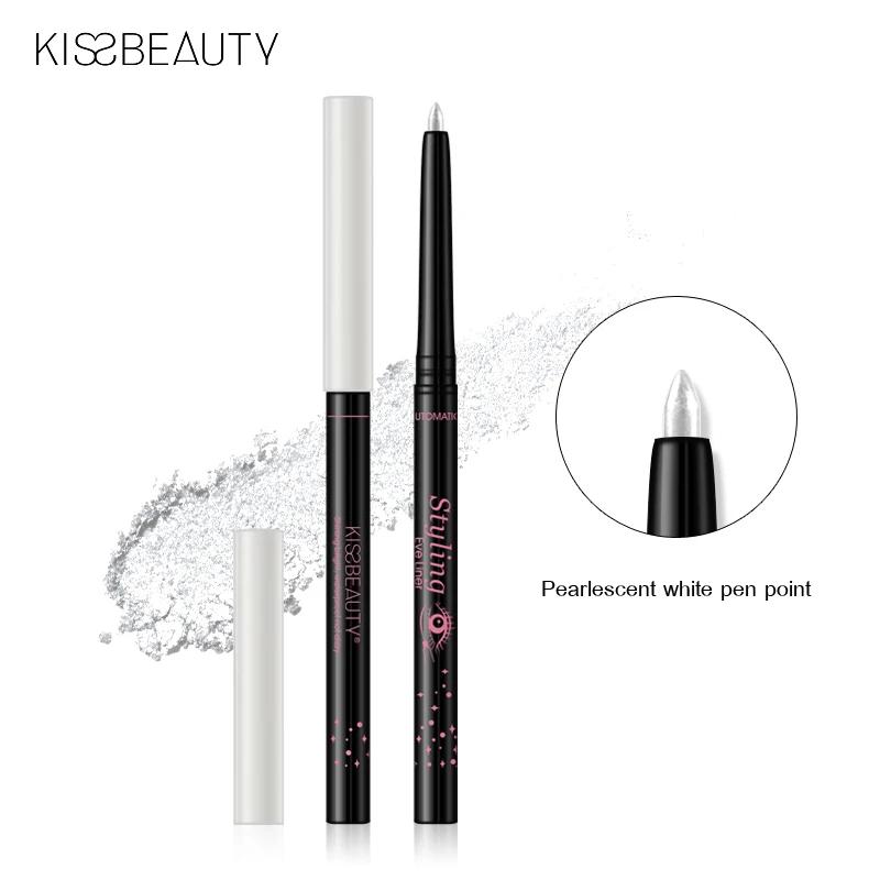 Ручка для теней век Kiss Beauty автоматическая Вращающаяся ручка шелкопряда