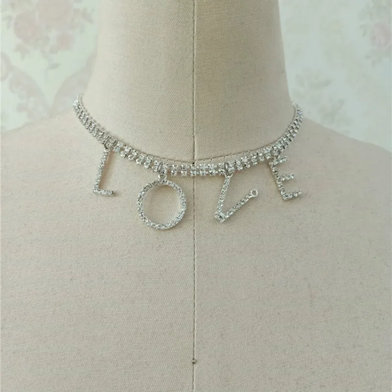 Женское колье с кристаллами любви 2020 для влюбленных свадебный подарок ювелирные