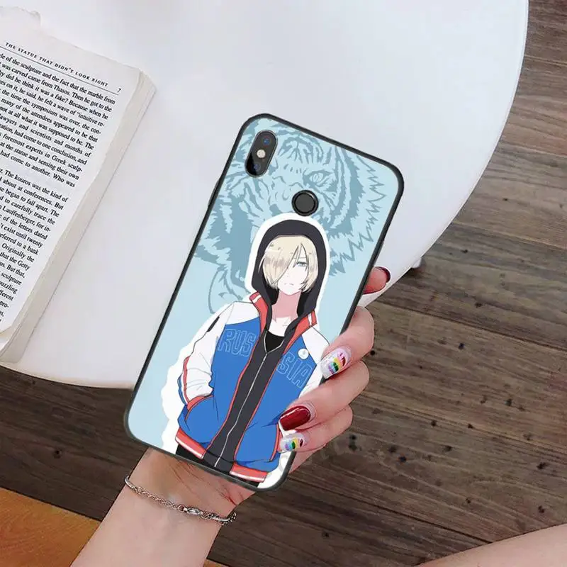 

Japan anime Yuri on ice Phone Case For Xiaomi Redmi note 7 8 9 t k30 max3 9 s 10 pro lite