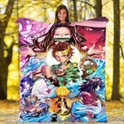 Одеяло для рассекания демонов, Фланелевое супермягкое флисовое покрывало, легкий теплый плед для спальни, дивана