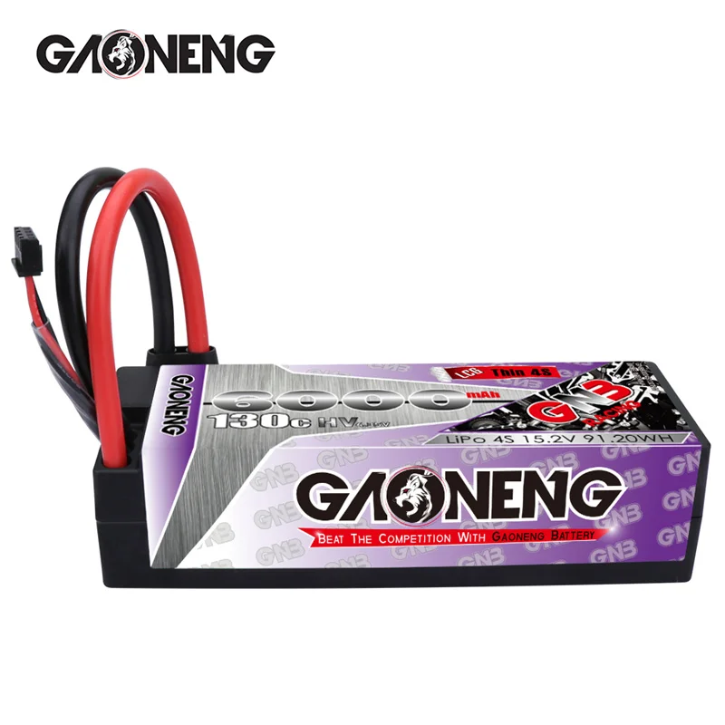 GAONENG-bater&iacute;a LiPo GNB de 15,2 V, 6000mAh, 130C PLUS, piezas de repuesto para coche de carreras con Control remoto, con carcasa mejorada, bater&iacute;a de 4S LiHV-1