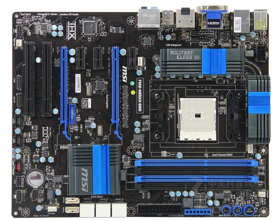 

Socket FM2 MSI FM2-A85XA-G65 Desktop AMD A85X Motherboard DDR3 64GB RAM PCI-E 2.0 SATA 3 ATX support APU A10A8A6 cpus Placa-mãe